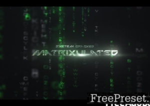 Videohive The Matrix Opener 36714258
