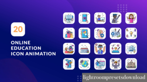 Videohive – Online Education Animation Icons | Premiere Pro MOGRT – 38427607