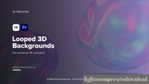 Videohive – Looped 3D Backgrounads l MOGRT for Premiere Pro – 38323575