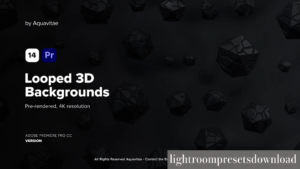 Videohive – Looped 3D Backgrounads l MOGRT for Premiere Pro – 38323575