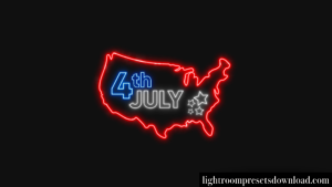 Videohive – 4th of July Neon Icons – 38306120