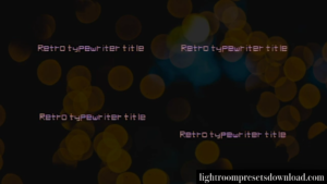 Videohive – VHS Typewriter Titles – 38300945