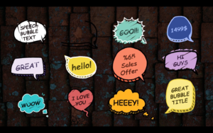 Videohive – Speech Bubbles – 38536850