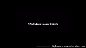 Videohive – Modern Lower Thirds – 38670956