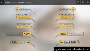 Call Outs Rounded Premiere Pro – Video Template – 23142098