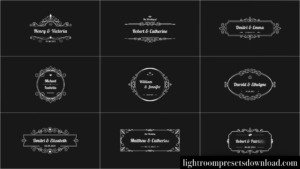 Wedding Titles | Premiere Pro – Video Template – 38839638