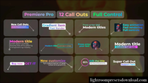 Gradient Call Outs | Premiere Pro – Video Template – 38803296