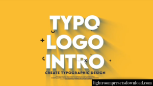 Videohive Typo Logo Intro 37691970