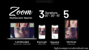 Videohive Zoom Multiscreen Opener 37483592