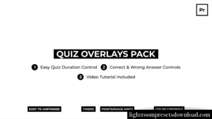 Quiz Overlays – Video Template – 38894506