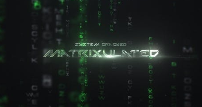 Videohive The Matrix Opener 36714258