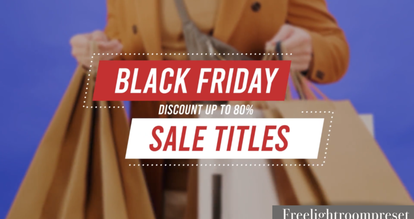 Videohive Black Friday Titles for After Effects 38543894