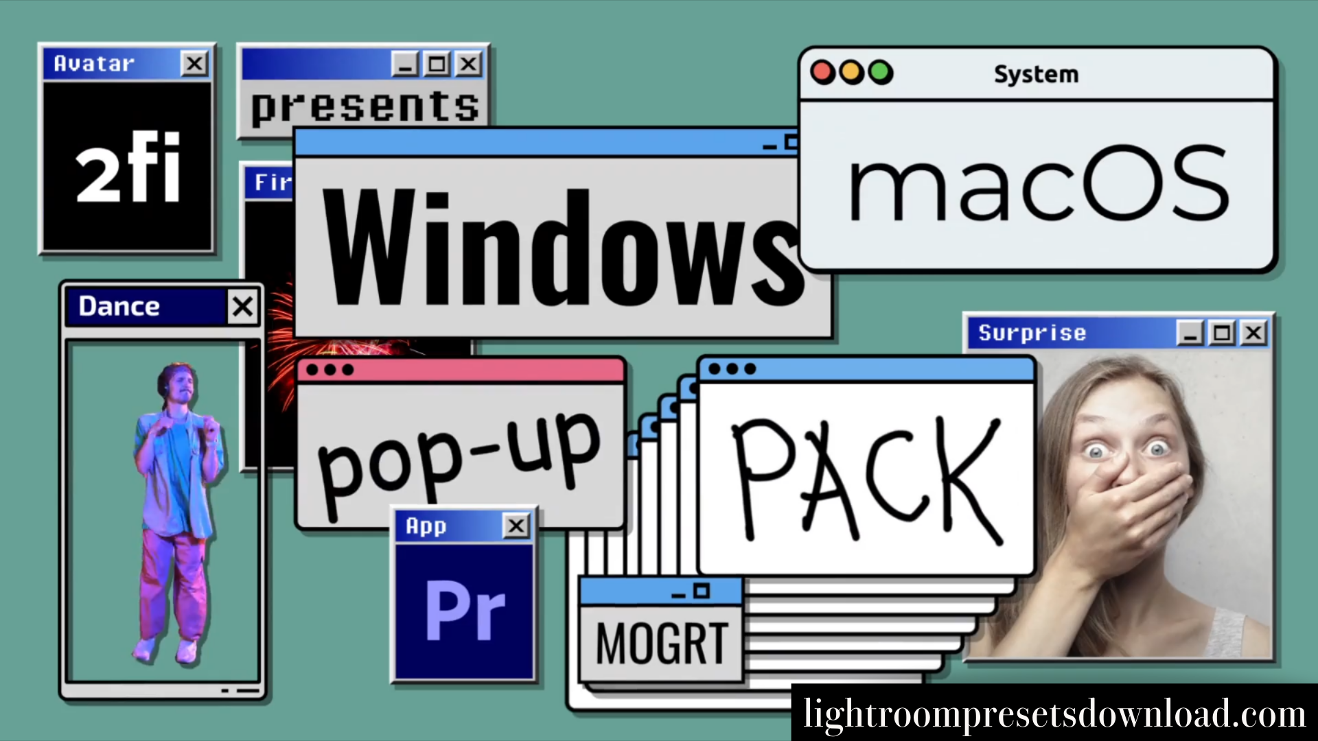 Videohive – Windows / macOS Pop-up Pack | Premiere Pro – 38309473