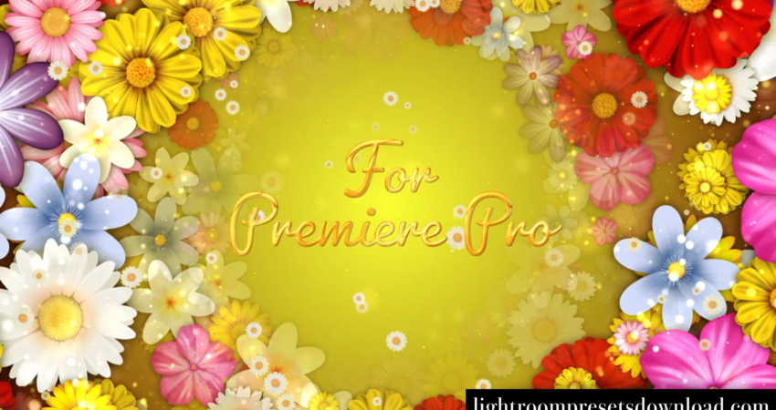 Videohive – Spring Flowers Titles – Premiere Pro – 38303559