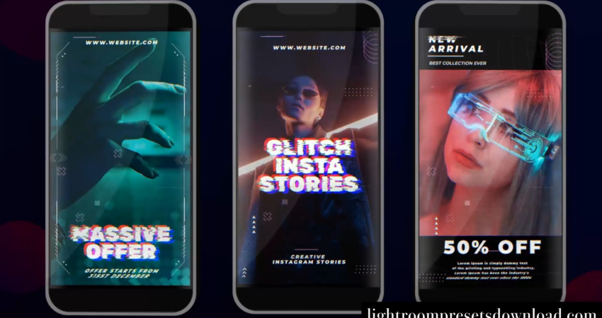 Videohive – Glitch Instagram Stories 2 – 38576416