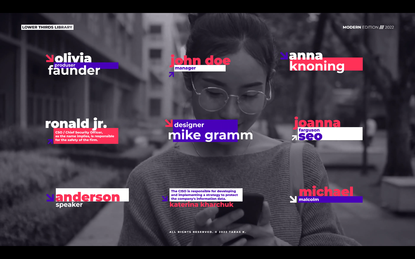 Videohive – Modern Lower Thirds | Premiere Pro – 38524147