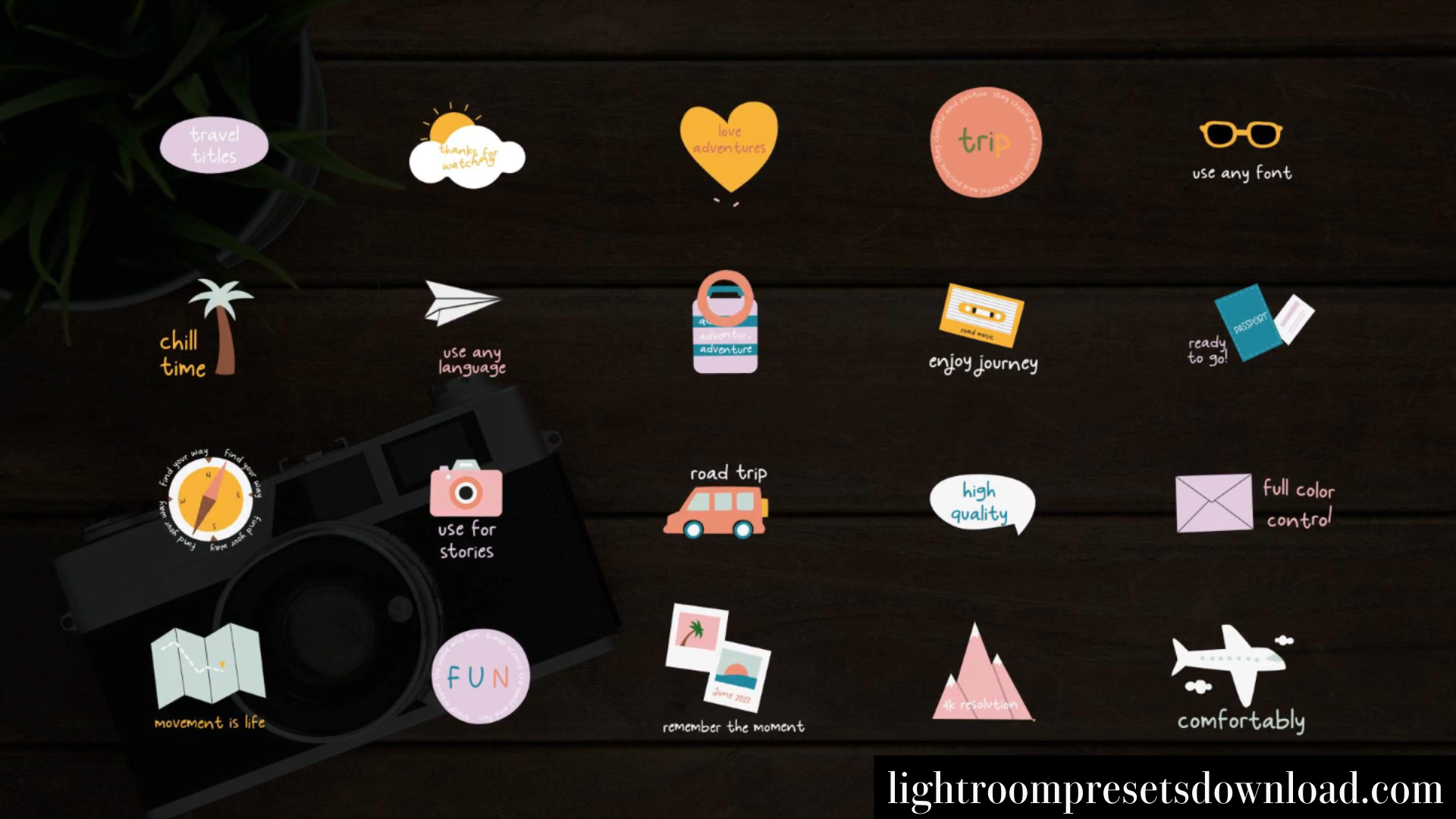 Travel Titles | Premiere Pro MOGRT – Video Template – 38824907