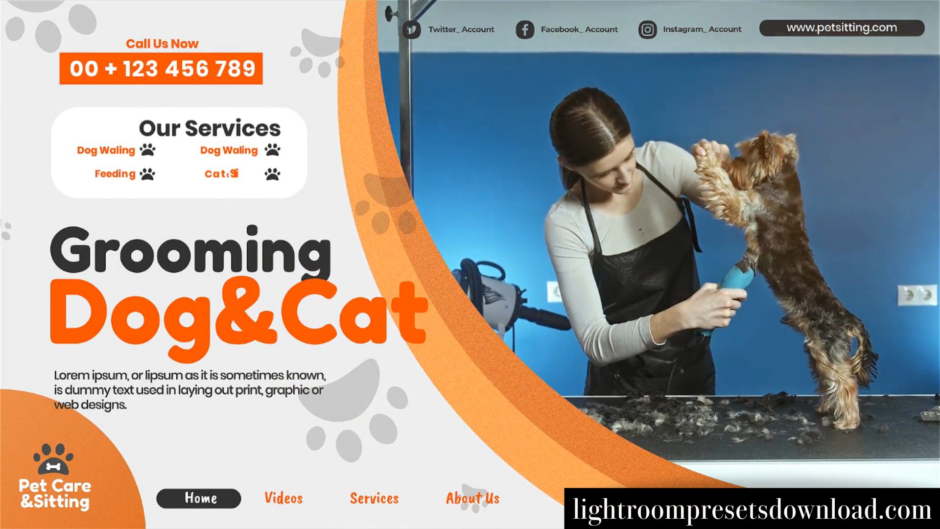 Pet Care and Sitting Center – Video Template – 38814535
