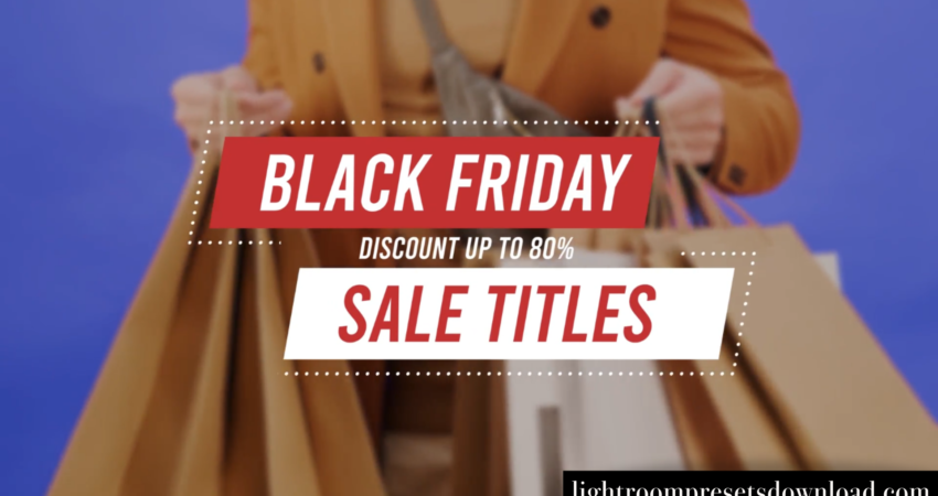 Black Friday Titles for Premiere Pro – Video Template – 38760820