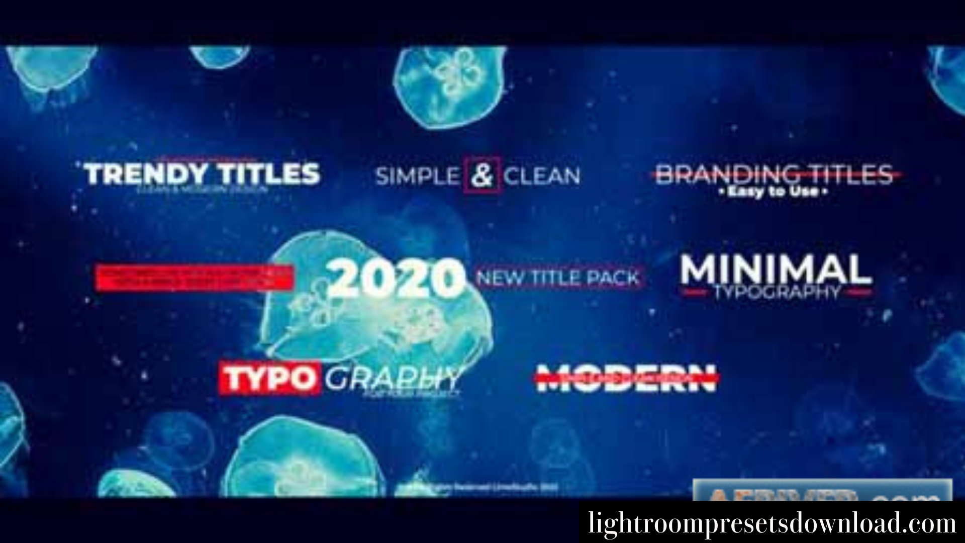 Videohive – Trendy Titles – 38668107