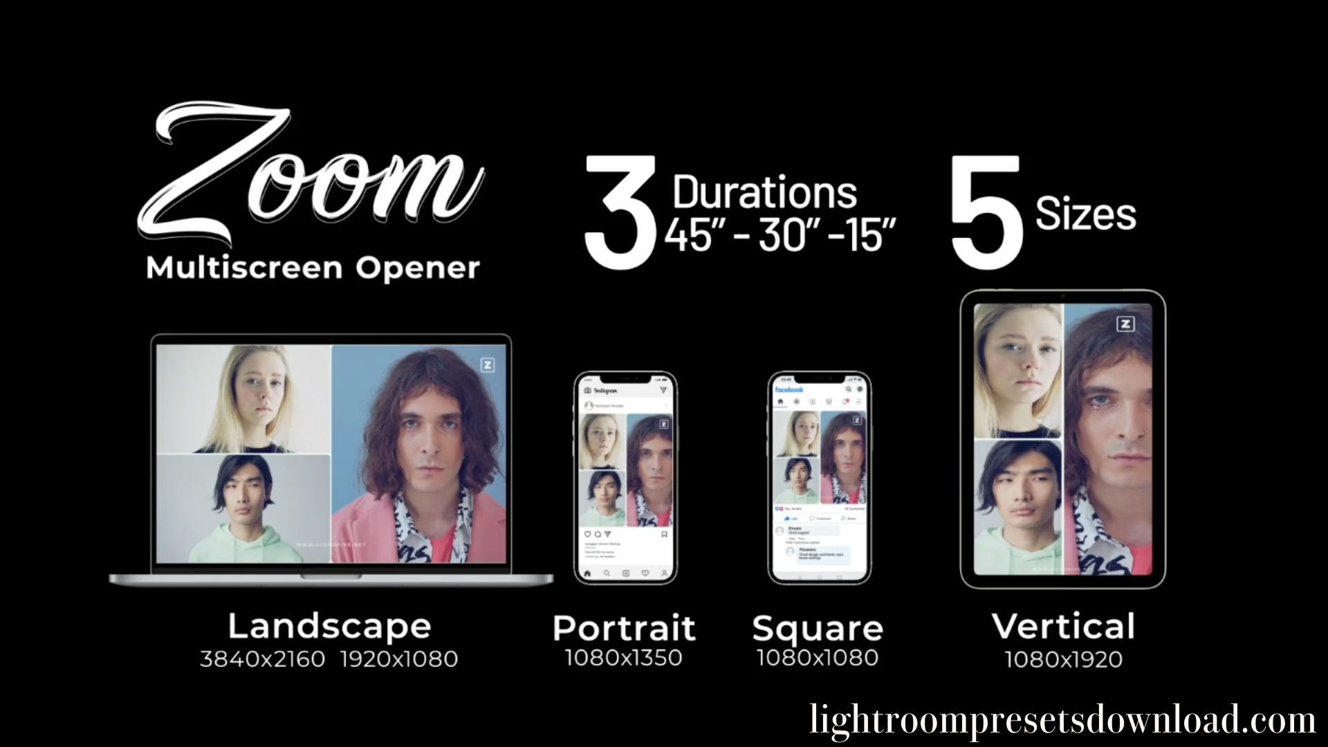 Videohive Zoom Multiscreen Opener 37483592