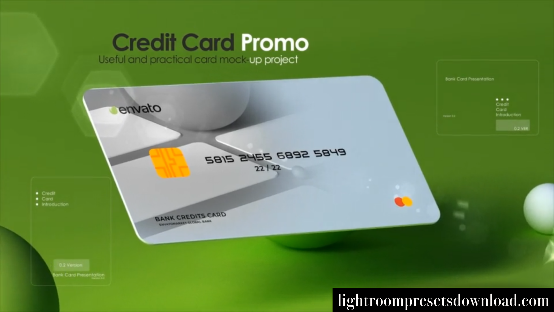 Credit Card Introduction – Video Template – 38871269
