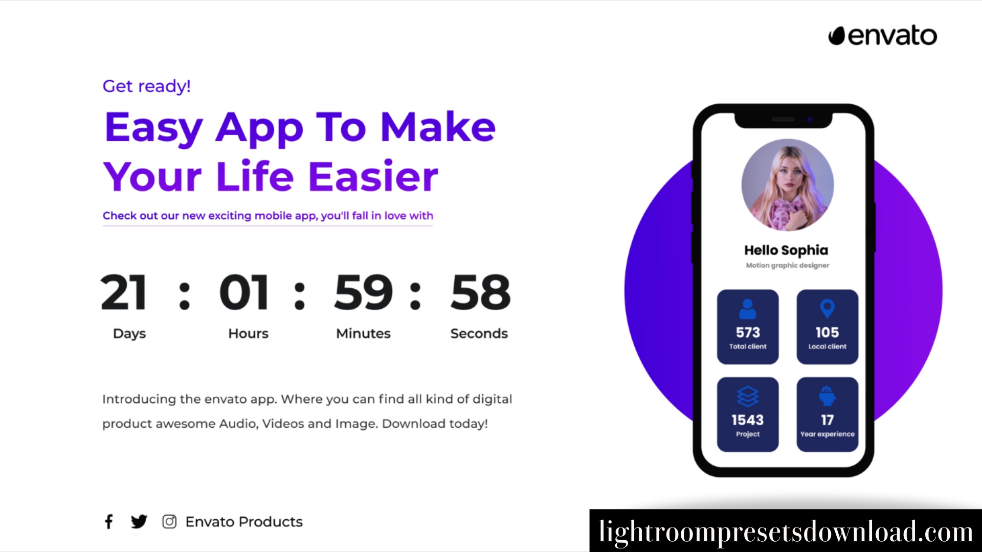 Full Screen Countdown Timers – Video Template – 38830836
