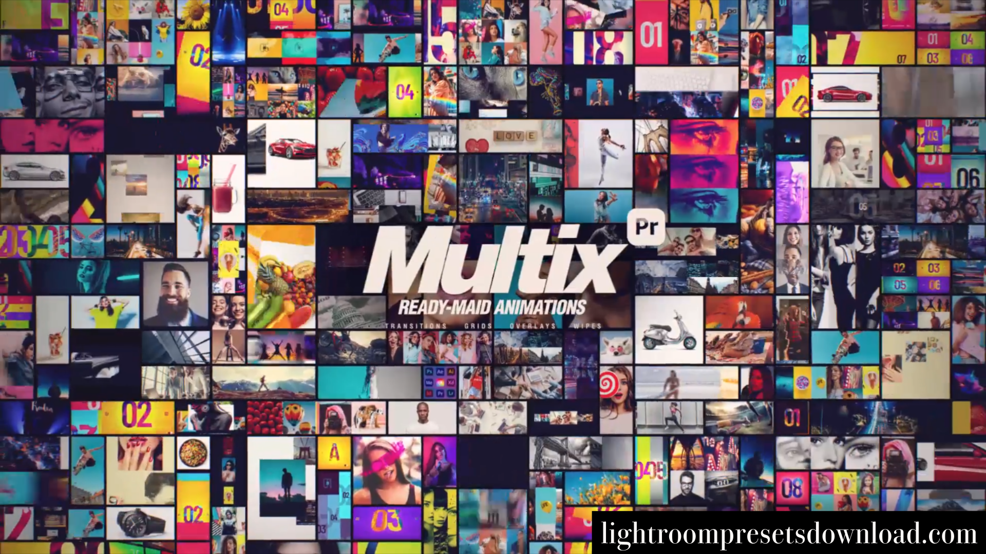 Multix // Transitions / Grids / Overlays / Wipes – Video Template – 30670228